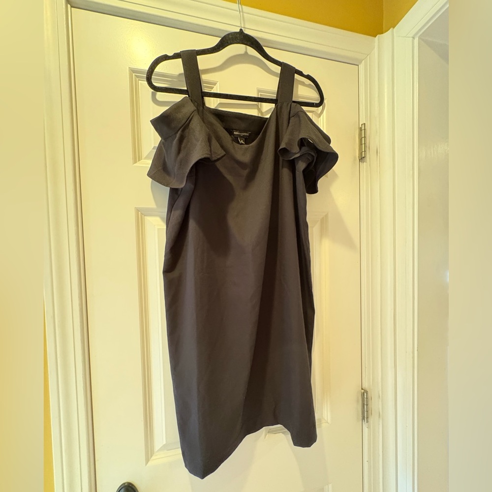 Banana Republic Elegant Black Off-Shoulder Dress